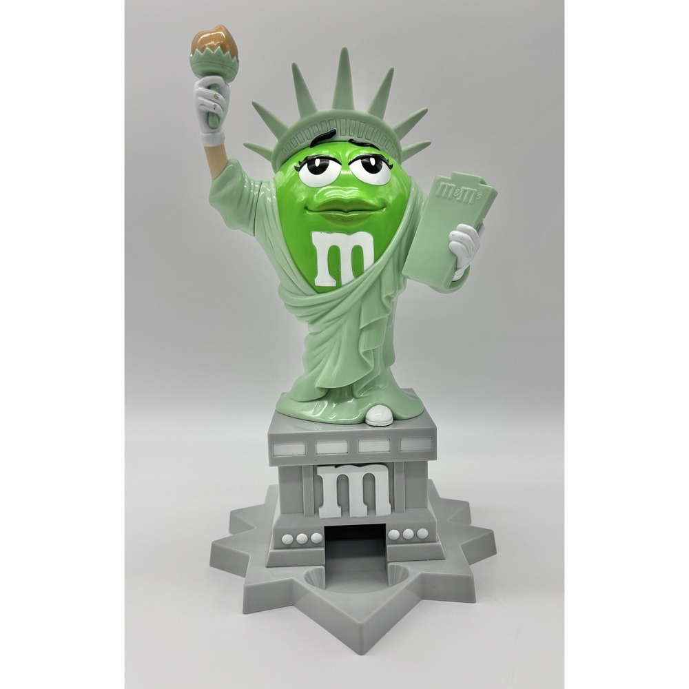 M's‎ Statue of Liberty Candy Dispenser Green Mars Inc Works